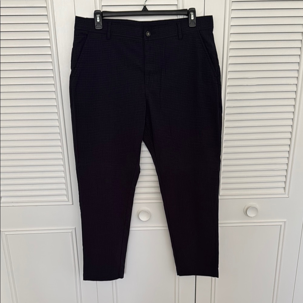 Free Assembly Navy Checkered Pants